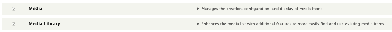 Enable media library in drupal